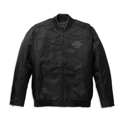 Harley-Davidson Casual Jacket black timeless Bar & Shield model 98402-22VM front view