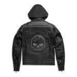 Harley-Davidson Jacket 3in1 Auroral II Black Removable Hood Cow Leather - Image 2