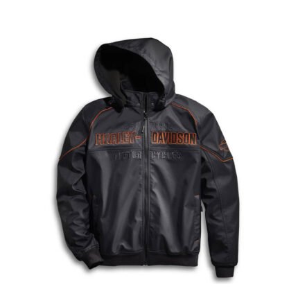 Harley-Davidson Soft Jacket Black 98163-21VM front view