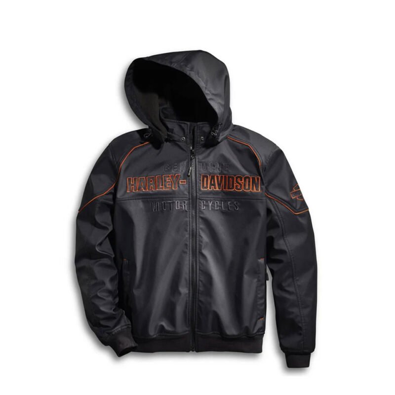 Harley-Davidson Soft Jacket Black 98163-21VM front view