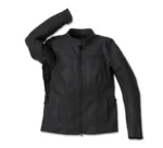 Harley-Davidson Women's Willie G. Skull Moxie Laced Leather Riding Jacket, Black 98008-24VW - Image 4