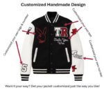 Playboy X Varsity Jacket | Official Playboy Collab Letterman Jacket - Image 5