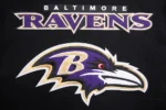 NFL BALTIMORE RAVENS MASHUP MEN'S RIB WOOL VARSITY JACKET - Image 5