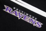 NFL BALTIMORE RAVENS MASHUP MEN'S RIB WOOL VARSITY JACKET - Image 6