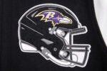 NFL BALTIMORE RAVENS MASHUP MEN'S RIB WOOL VARSITY JACKET - Image 8