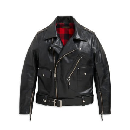 mens leather jackets harley davidson cycle king 99543-21mm front view