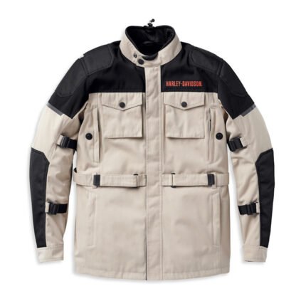 Harley-Davidson Men’s Quest Triple Vent System Jacket Chinchilla 98128‑22VM – Best Men Jacket for Riding