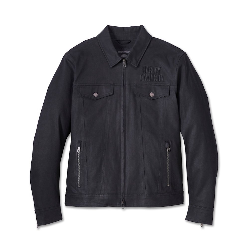 1_imresizer Stylish men jacket Harley-Davidson Trucker Riding Jacket 98124-23VM with Flex Layering System