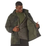 Camouflage Jacket – Rothco M‑65 Tactical Military Field Jacket Midnight Woodland Camo - Image 4