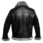 RAF Aviator B3 Bomber Jacket Men Real Sheepskin Leather Flying Pilot Jacket Coat - Image 5