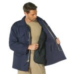 canada goose jacket – Navy Blue Tactical Military Field Jacket Style - Image 2