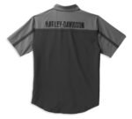 Best Men Shirt Coolcore Bar & Shield Blackened Pearl 99088-22VM - Image 2