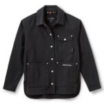 Skull Riding Jacket, Willie G Skull Curved Hem women's riding jacket, part number 97113-26VW