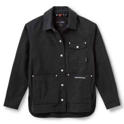 Skull Riding Jacket, Willie G Skull Curved Hem women's riding jacket, part number 97113-26VW