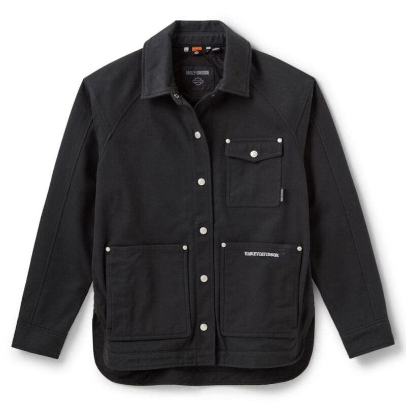 Skull Riding Jacket, Willie G Skull Curved Hem women's riding jacket, part number 97113-26VW