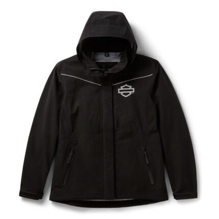 Harley Davidson Full Force jacket women's waterproof rain jacket front view