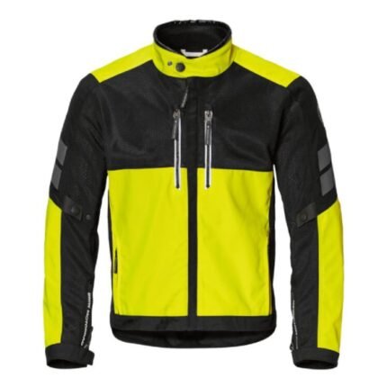 BMW Motorcycle Jacket Bavella Fluorescent Yellow