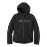 Hooded Riding Fleece Jacket, Willie G Skull graphic women's riding fleece, part number 98107-25VW