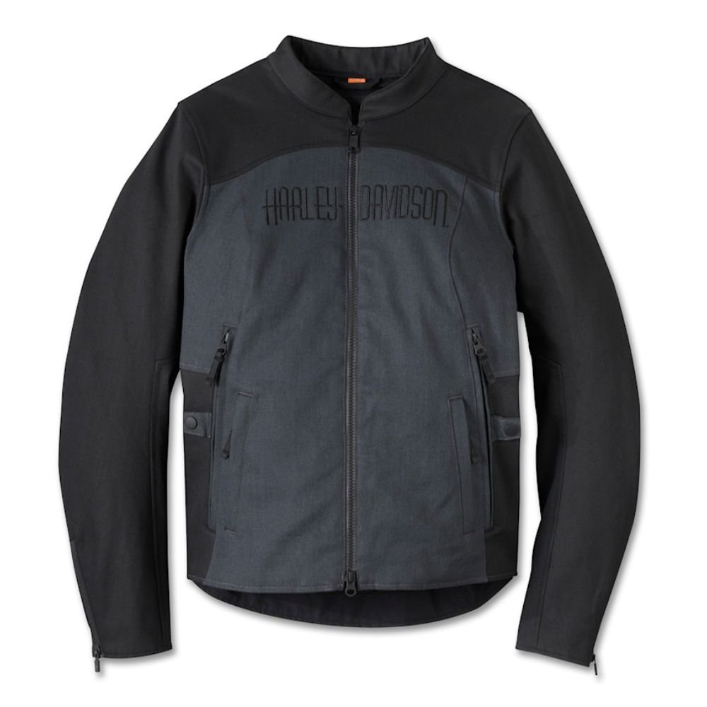 2.0 Textile Riding Jacket by Harley-Davidson, women's Willie G Skull graphic with Triple Vent System and D3O Ghost armor 2.0 Textile Riding Jacket, women's Willie G Skull graphic jacket with Triple Vent System, part number 98106-25VW