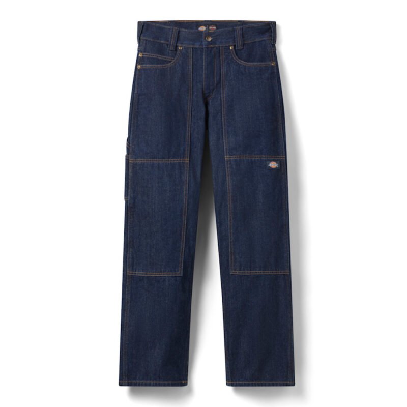 Dickies x Harley Davidson Jeans Denim Carpenter Pant front view