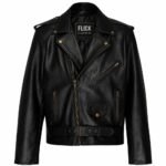 Leather Jackets - Flick Leathers Men's Kings Canyon Leather Jacket in Black
