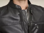 BMW Motorrad Schwabing Leather Motorbike Jacket Black - Image 14