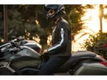 BMW Motorrad Schwabing Leather Motorbike Jacket Black - Image 17