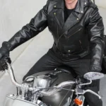 Flick Leathers Mens Kings Canyon Leather Jacket - Black - Image 2