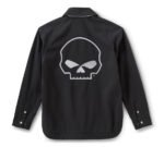 Harley-Davidson Women's Willie G Skull Curved Hem Riding Jacket: 97113-26VW - Image 2