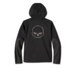 Harley-Davidson Women's Willie G Skull Graphic Deflector 2.0 Hooded Riding Fleece: 98107-25VW - Image 2