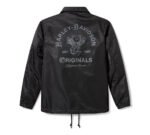 Harley Davidson Originals Powertrain Coaches Jacket Caviar: 96147-26CM - Image 3