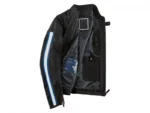 BMW Motorrad Schwabing Leather Motorbike Jacket Black - Image 3