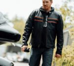Harley-Davidson Victory Lane II Mens Leather Jacket - Black: 98000-23VM - Image 3
