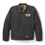 Dickies Harley Davidson Eisenhower Jacket Black front view