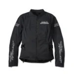 Harley Screamin Eagle Jacket Black – close-up