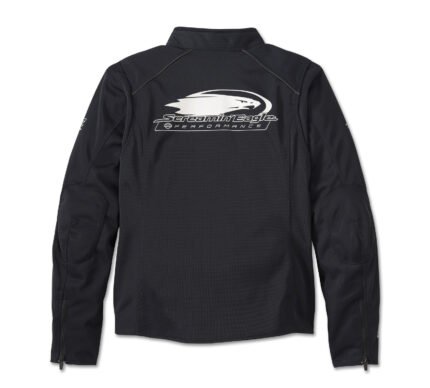 Harley Screamin Eagle Mesh Jacket Harley Black – back view