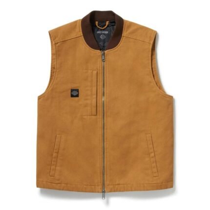 Harley Davidson Heritage Mechanics Vest Hickory – front view