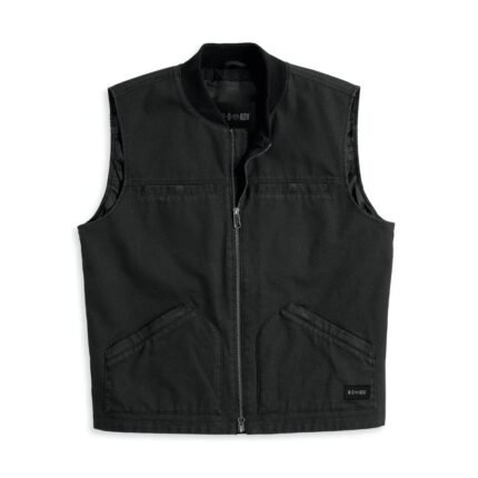 Harley Davidson Scenic Adventure Vest Black – front view