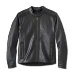 Harley Davidson Panhead Leather Jacket Black – front view