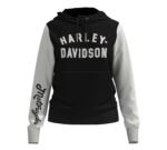 Harley Davidson Winding Roads Hoodie Black – front view
