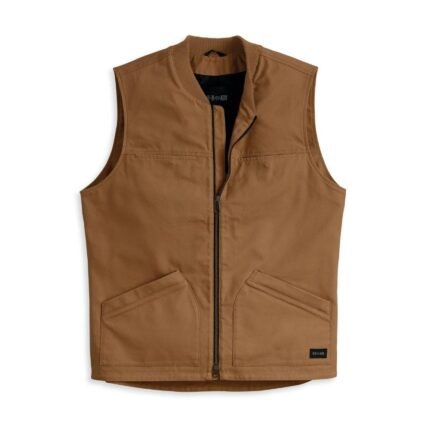 Harley Davidson Scenic Vest Brown – front view