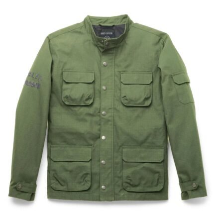 Harley Davidson First-Class Jacket Dried Herb – front view