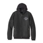 Harley Davidson Enthusiast 3 in 1 Jacket Harley Black – front view