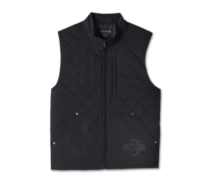 Harley Davidson Screamin Eagle Vest Black – back view