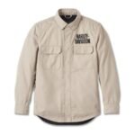 Harley Davidson Mens Operative Jacket Vintage Khaki – front view