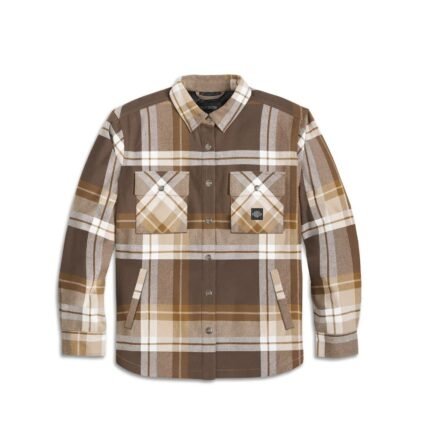 Harley Davidson Between Shirt Jacket Java/Coffee – front view