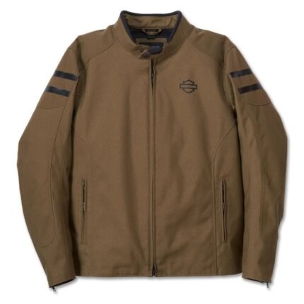 Harley Davidson Ovation 3 in 1 Jacket Stone Grey/Black – front view