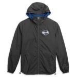 Harley Davidson Contrast Windbreaker Black Beauty – front view