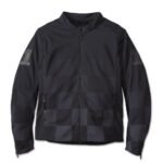 Harley Davidson Zephyr Grey Mesh Jacket Harley Black – front view