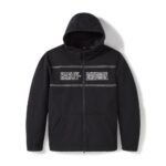 Harley Davidson Trenton Fleece Jacket Black – front view